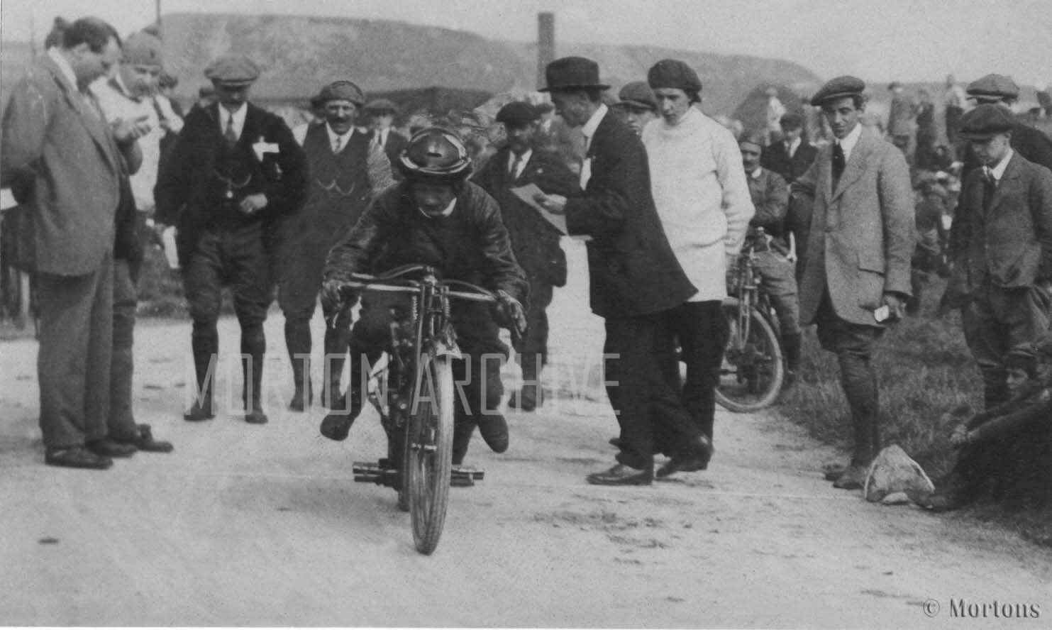 photograph of the start